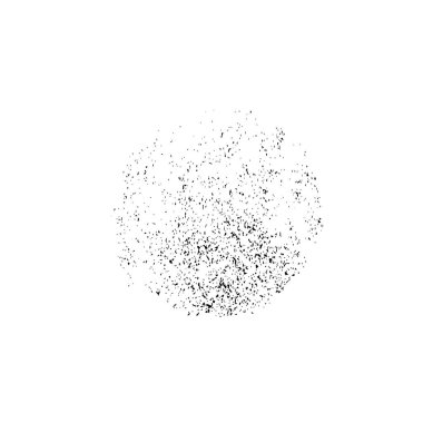 Grunge mürekkep sıçramasının basit illüstrasyonu