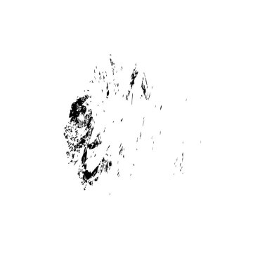 Grunge mürekkep sıçramasının basit illüstrasyonu
