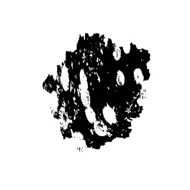 Grunge mürekkep sıçramasının basit illüstrasyonu