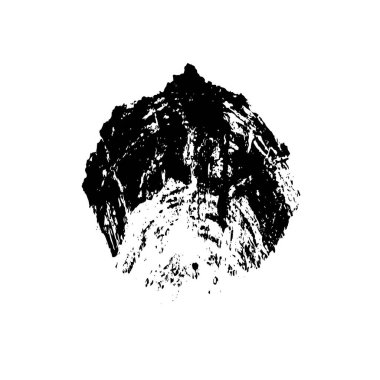 Beyaz arka planda soyut siyah nokta. vektör illüstrasyonu