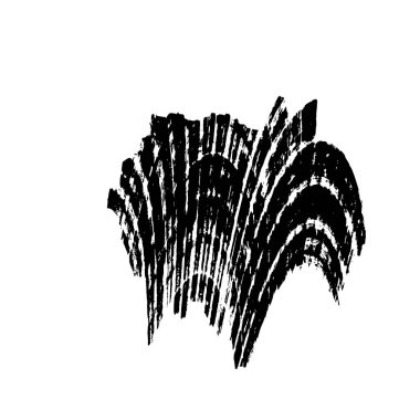 Grunge mürekkep sıçramasının basit illüstrasyonu