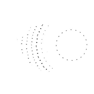 Grunge mürekkep sıçramasının basit illüstrasyonu