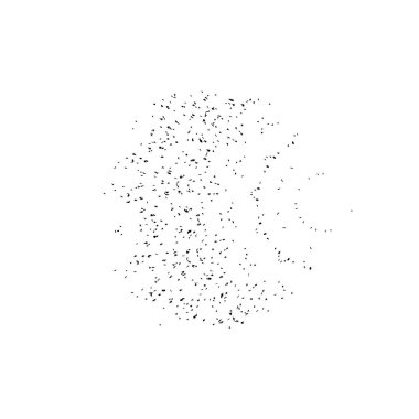 Grunge mürekkep sıçramasının basit illüstrasyonu