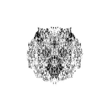 Beyaz arka planda soyut siyah nokta. vektör illüstrasyonu