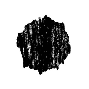 Beyaz arkaplanda soyut mürekkep lekesi, vektör illüstrasyonu