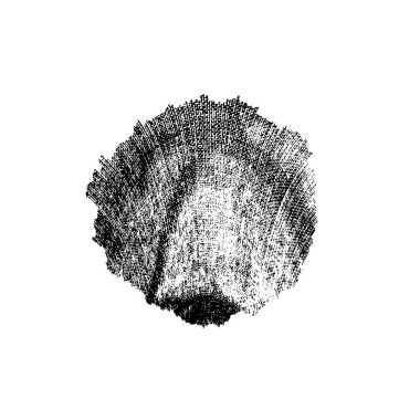 Beyaz arka planda soyut siyah nokta. vektör illüstrasyonu