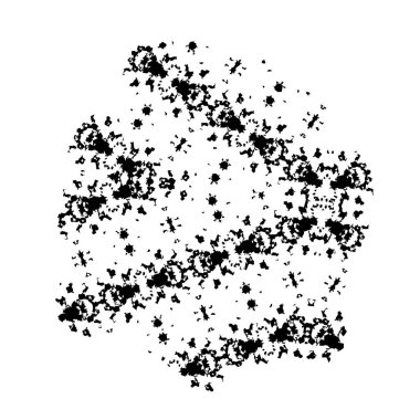 Yıldızlı soyut arkaplan