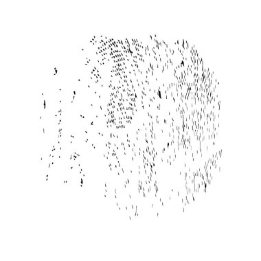 mürekkeple çizilmiş siyah beyaz el dokusu