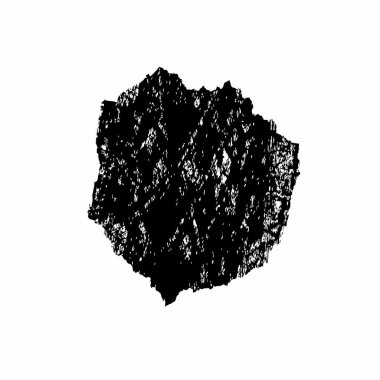 vektör siyah fırça darbesi. Soyut grunge fırça darbesi. Mürekkep fırçasının sıçrama darbesinin izole elementi.