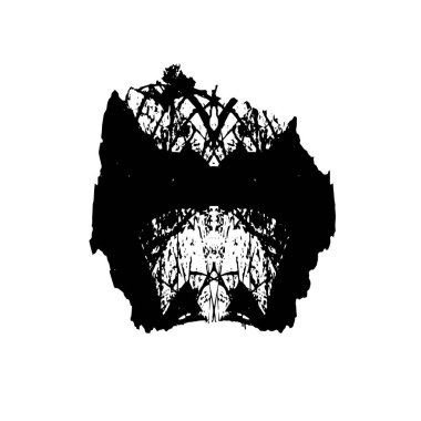 Beyaz arka planda soyut siyah nokta. vektör illüstrasyonu