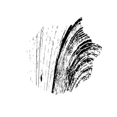 Beyaz arkaplanda soyut mürekkep lekesi, vektör illüstrasyonu