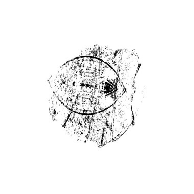 Grunge mürekkep sıçramasının basit illüstrasyonu