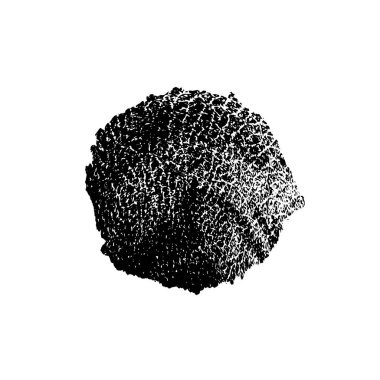 Beyaz arka planda soyut siyah nokta. vektör illüstrasyonu