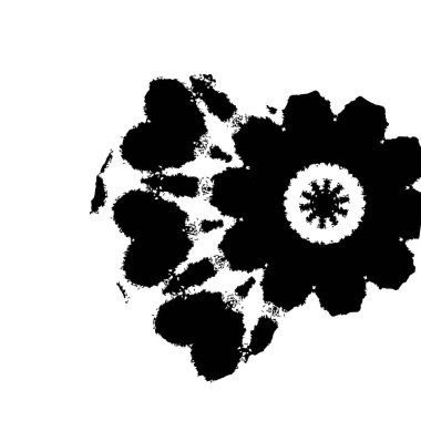 Grunge mürekkep sıçramasının basit illüstrasyonu