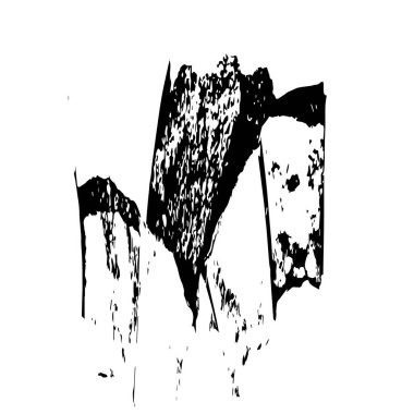 Grunge mürekkep sıçramasının basit illüstrasyonu