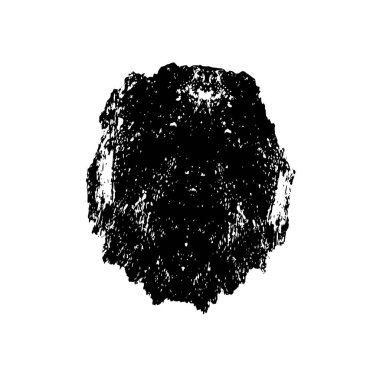 siyah ve beyaz vektör çizimi - beyaz arkaplanda çizilmiş mürekkep fırçası vuruşu.