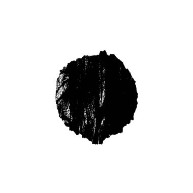 siyah ve beyaz vektör çizimi - beyaz arkaplanda çizilmiş mürekkep fırçası vuruşu.