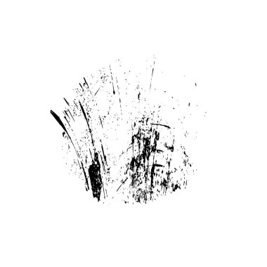 Beyaz arka planda soyut siyah nokta. vektör illüstrasyonu