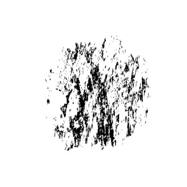 siyah ve beyaz vektör çizimi - beyaz arkaplanda çizilmiş mürekkep fırçası vuruşu.