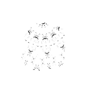 siyah ve beyaz vektör çizimi - beyaz arkaplanda çizilmiş mürekkep fırçası vuruşu.