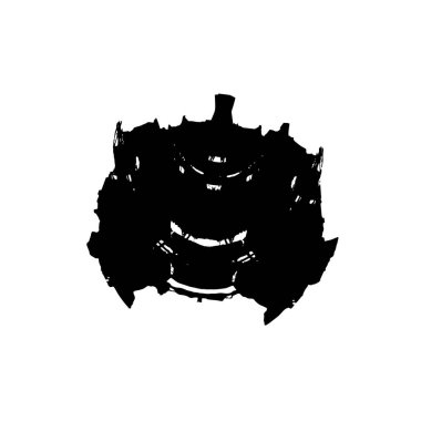 Siyah ve beyaz arkaplanın vektör çizimi