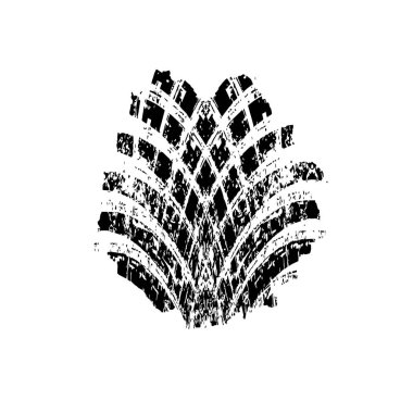 Tropikal Yaprak Siluet Vektör İllüstrasyonu.