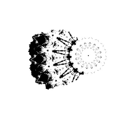 grunge fırça darbesi vektör çizimi  