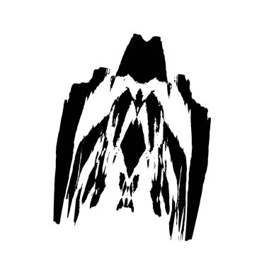 grunge fırça darbesi vektör çizimi  