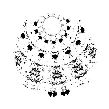 Grunge mürekkep sıçrama vuruşunun web illüstrasyonu