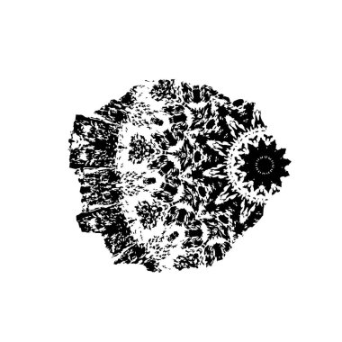 Grunge mürekkep sıçrama vuruşunun web illüstrasyonu