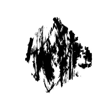 Grunge mürekkep sıçrama vuruşunun web illüstrasyonu