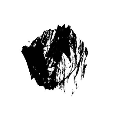 Grunge mürekkep sıçrama vuruşunun web illüstrasyonu