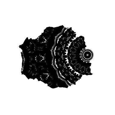 Grunge mürekkep sıçrama vuruşunun web illüstrasyonu