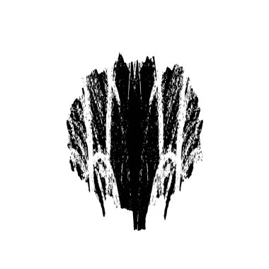 Grunge mürekkep sıçrama vuruşunun web illüstrasyonu