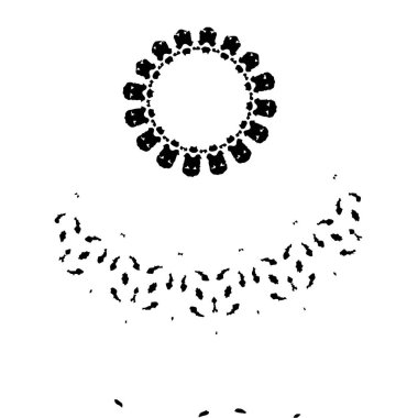 Grunge mürekkep sıçrama vuruşunun web illüstrasyonu