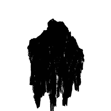 Grunge mürekkep sıçrama vuruşunun web illüstrasyonu