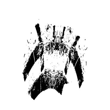  Soyut doku, siyah beyaz arkaplan. vektör illüstrasyonu   