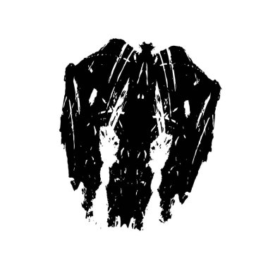  Soyut doku, siyah beyaz arkaplan. vektör illüstrasyonu   