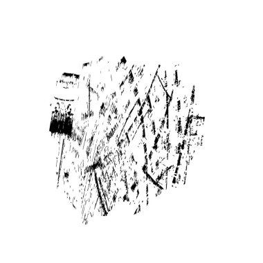  Soyut doku, siyah beyaz arkaplan. vektör illüstrasyonu   