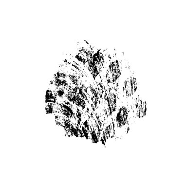 beyaz arkaplanda siyah mürekkep fırçası darbeleri 