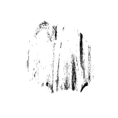 beyaz arkaplanda siyah mürekkep fırçası darbeleri 