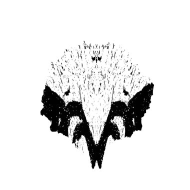 beyaz arkaplanda siyah mürekkep fırçası darbeleri 