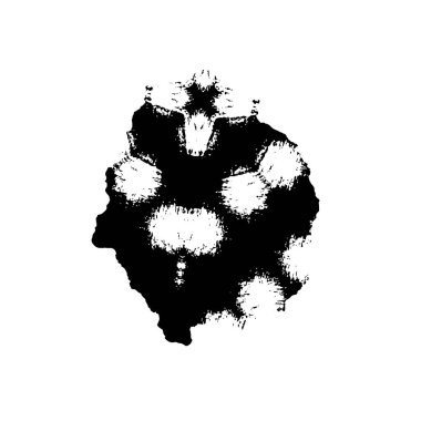 beyaz arkaplanda siyah mürekkep fırçası darbeleri 