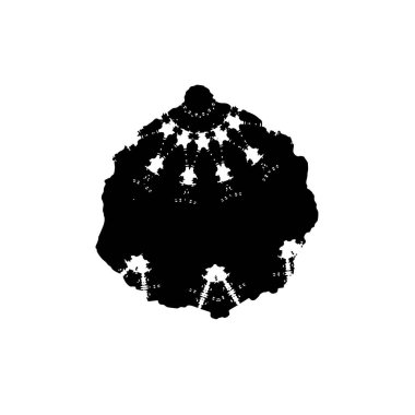 Ağ grunge mürekkebi sıçrama vuruşu