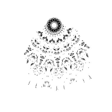 Ağ grunge mürekkebi sıçrama vuruşu