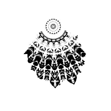 Ağ grunge mürekkebi sıçrama vuruşu