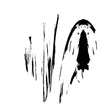 Ağ grunge mürekkebi sıçrama vuruşu