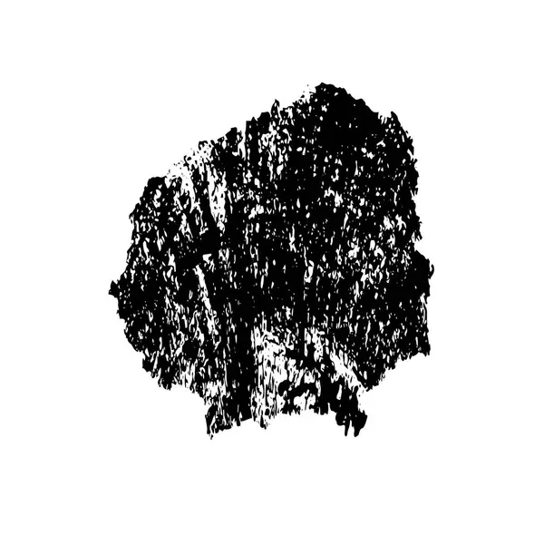 Soyut siyah nokta beyaz arkaplanda izole edilmiş. vektör illüstrasyonu