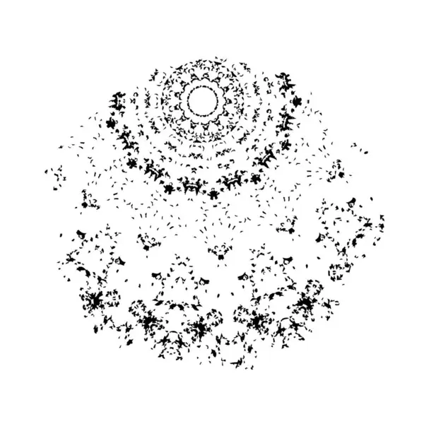  Soyut doku, siyah beyaz arkaplan. vektör illüstrasyonu   