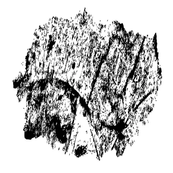 Grunge siyah fırça darbesi. el çizimi mürekkep